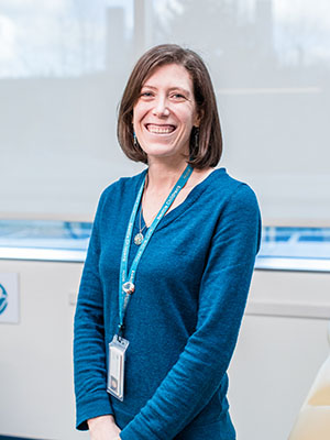 Dr. Sarah Leary, medical director of clinical research at Seattle Children’s Research Institute’s Ben Towne Center for Childhood Cancer Research